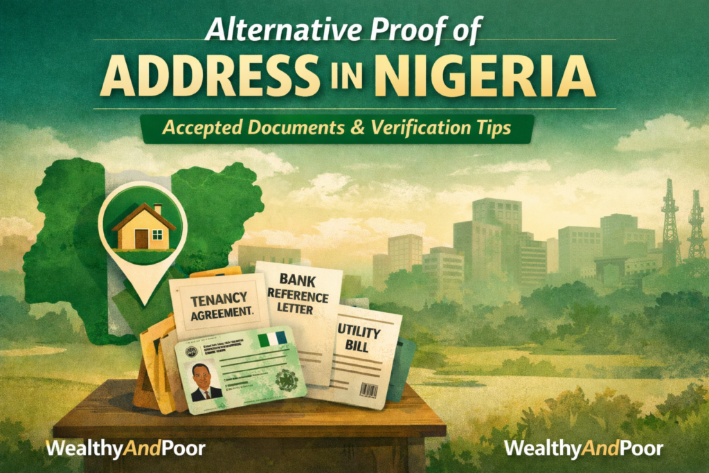 Alternative Proof of Address in Nigeria Photo