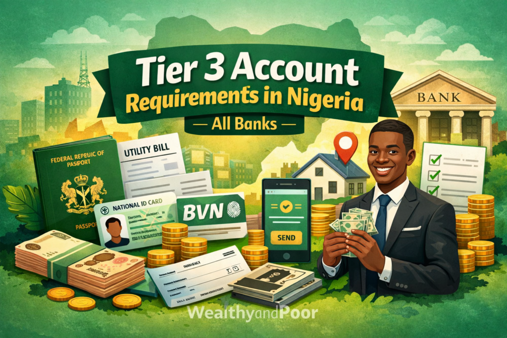Tier 3 Account Requirements ( All Banks) Photo