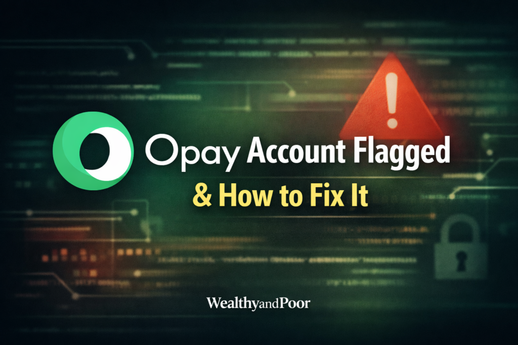 Opay Account Flagged | How to Fix Photo