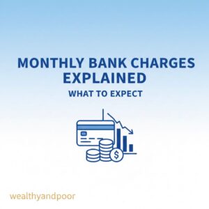 Monthly Bank Charges Explained (What To Expect) Photo