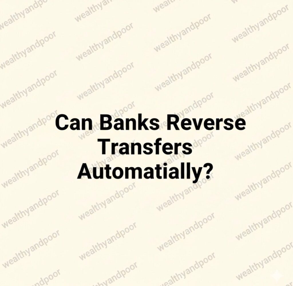 Can Banks Reverse Transfers Automatically? Photo