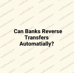 Can Banks Reverse Transfers Automatically? Photo