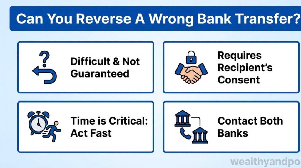Can You Reverse a Wrong Bank Transfer Photo