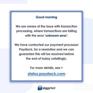 Why piggyvest Failed to Debit Your Card Photo