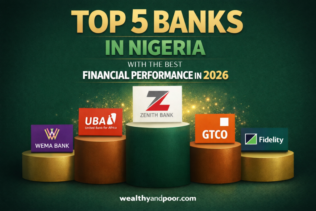 Top 5  Banks in Nigeria in 2026 ranked by financial performance Photo