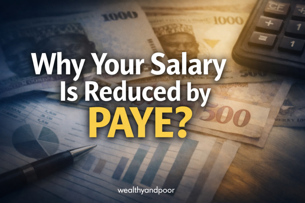 Why Your Salary Is Reduced by PAYE? Photo