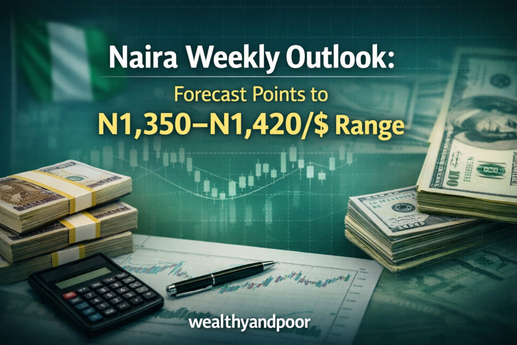 Naira Weekly Outlook: Forecast points to ₦1,350–₦1,420/$ Range Photo
