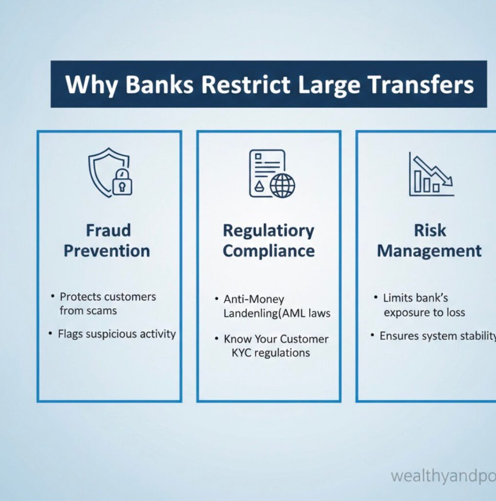 Why Banks Restrict Large Transfers Photo