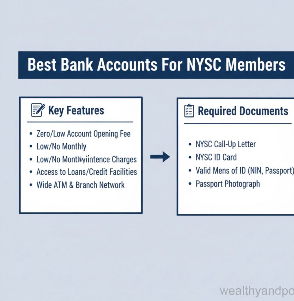 Best Bank Account For NYSC Members Photo