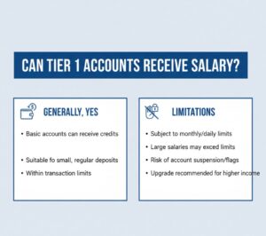 Can Tier 1 Accounts Receive Salary? Photo