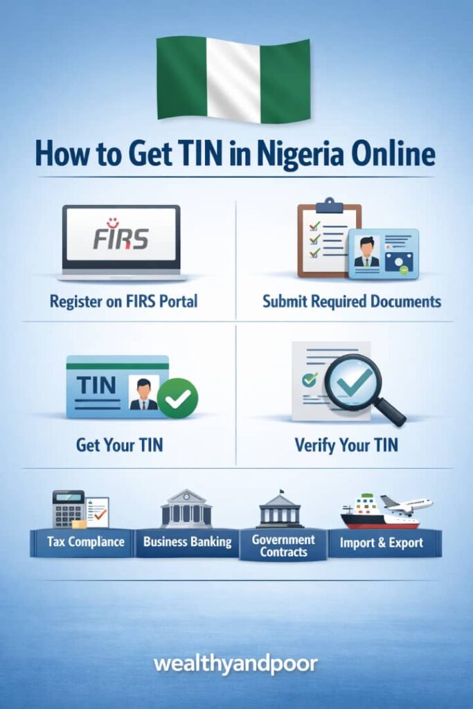 How to get TIN in Nigeria online ( Step by Step ) guide Photo