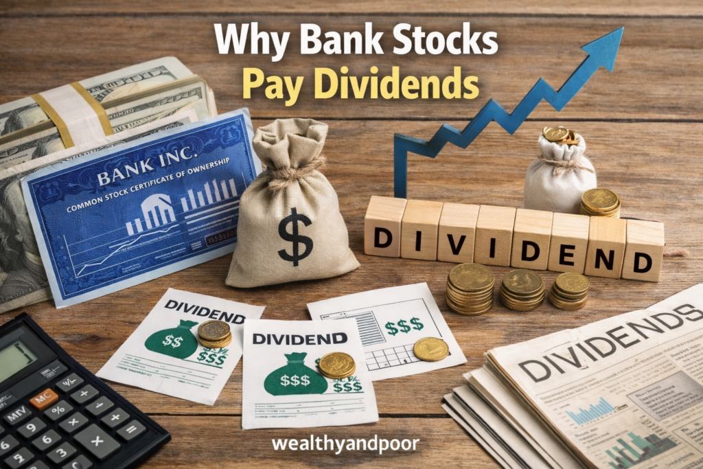 Why Bank Stocks Pay Dividends Photo