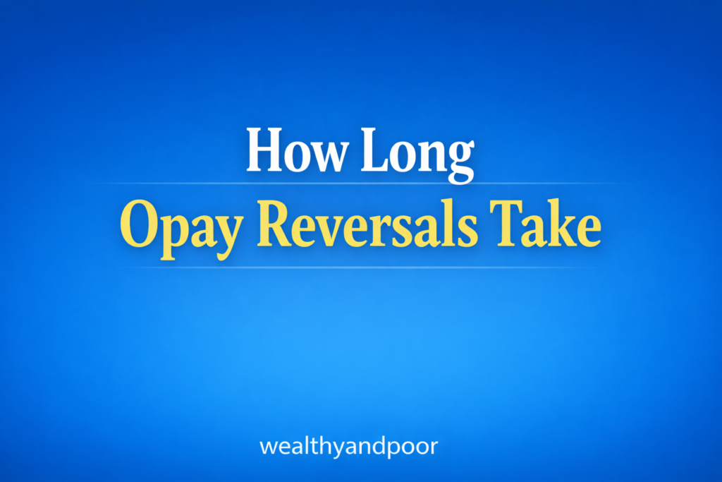 How Long Opay Reversals take Photo