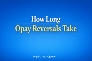 How Long Opay Reversals take Photo