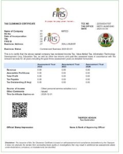 TIN for Business owners in Nigeria Photo