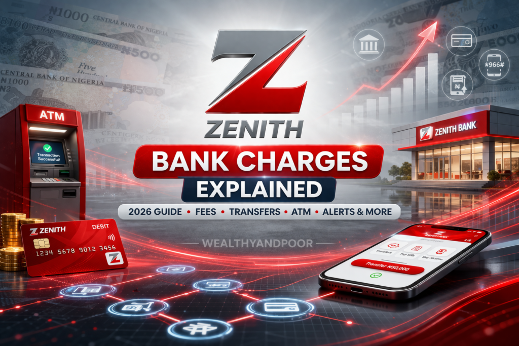 Zenith Bank Charges Explained Photo