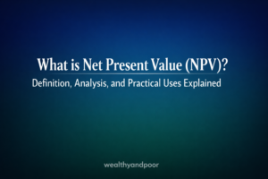 What Is Net Present Value ( NPV)? Definition, Analysis, and practical Uses Explained Photo