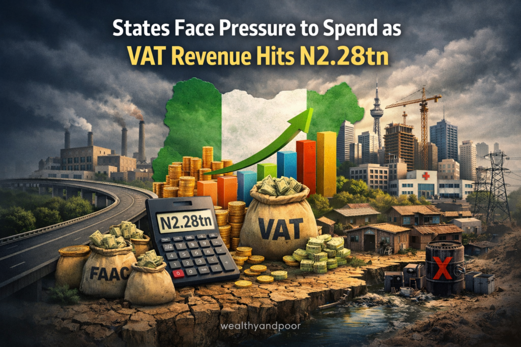 States Face Rising Pressure to Boost Spending as VAT Revenue Hits N2.28tn Photo