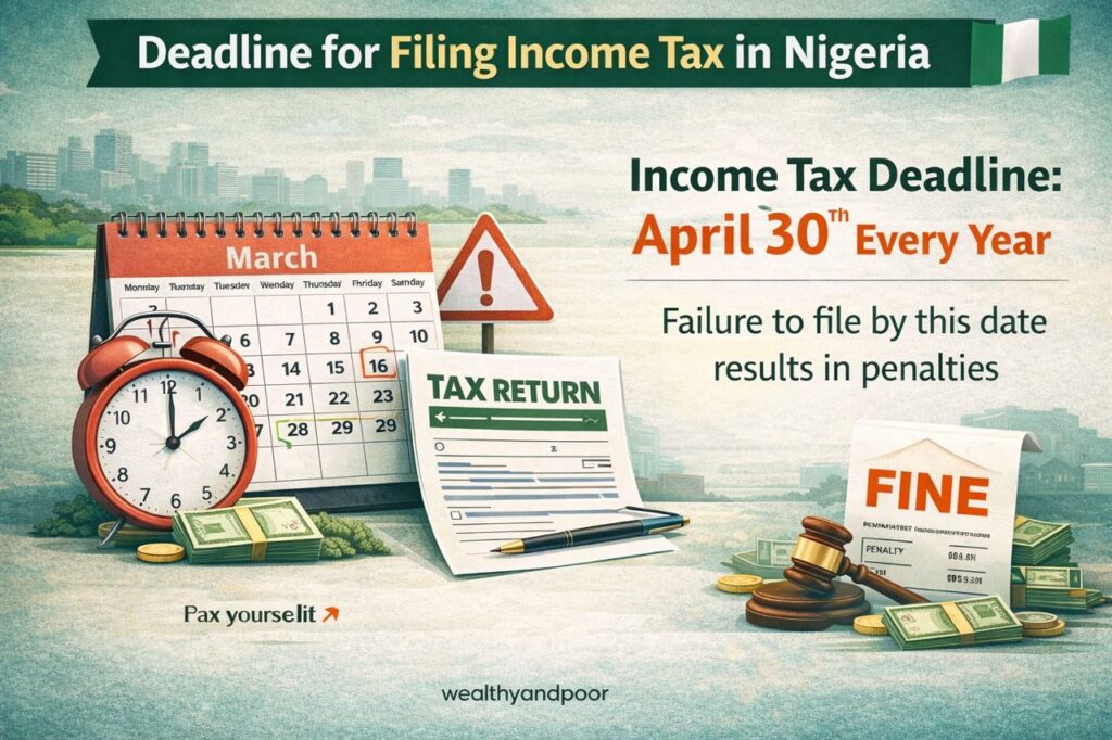 Deadline for Filing Income Tax in Nigeria Photo