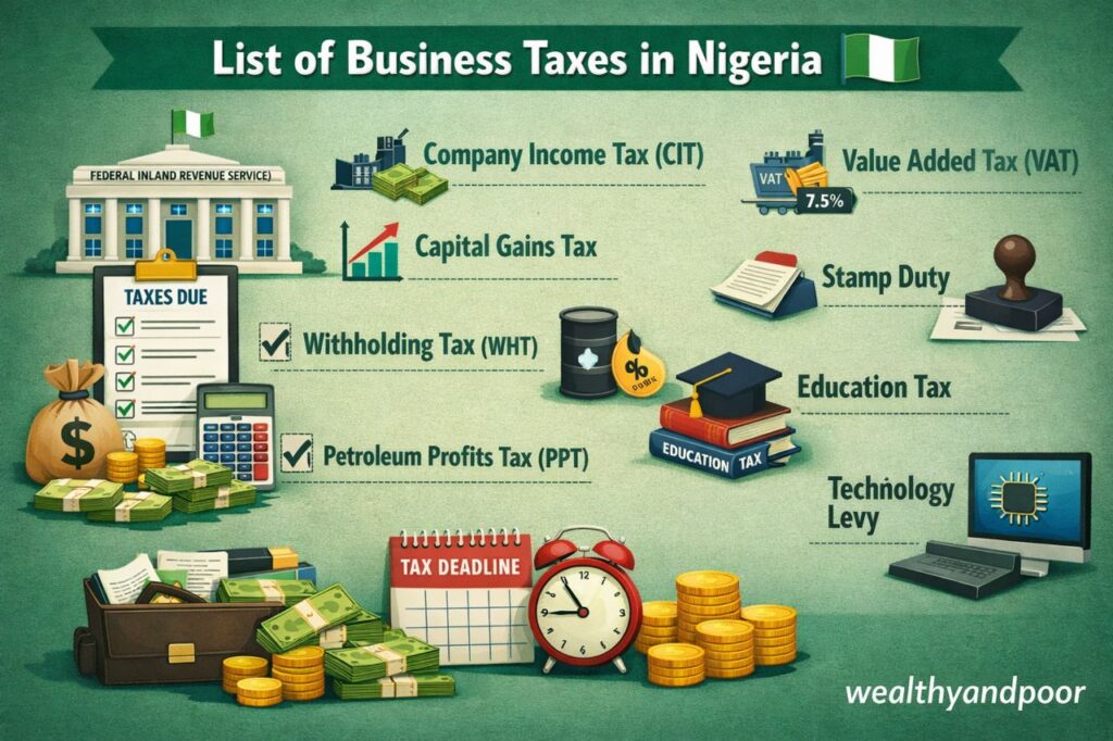 List of Business Taxes in Nigeria Photo