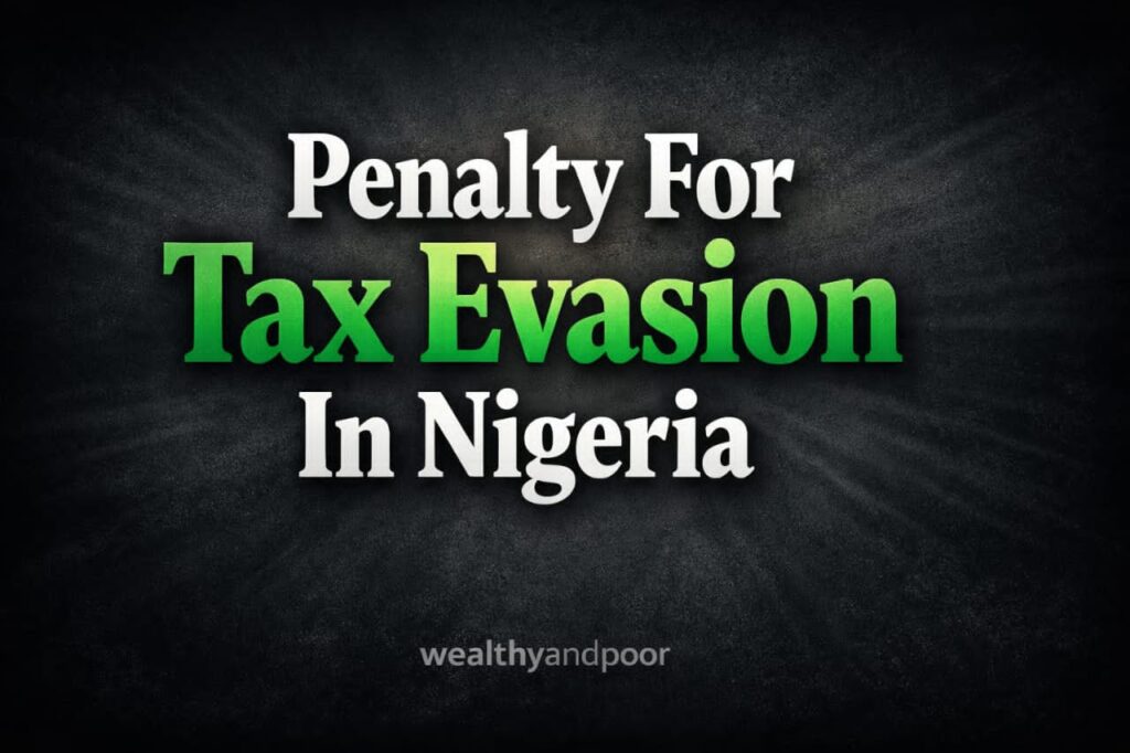 Penalty for Tax Evasion in Nigeria Photo