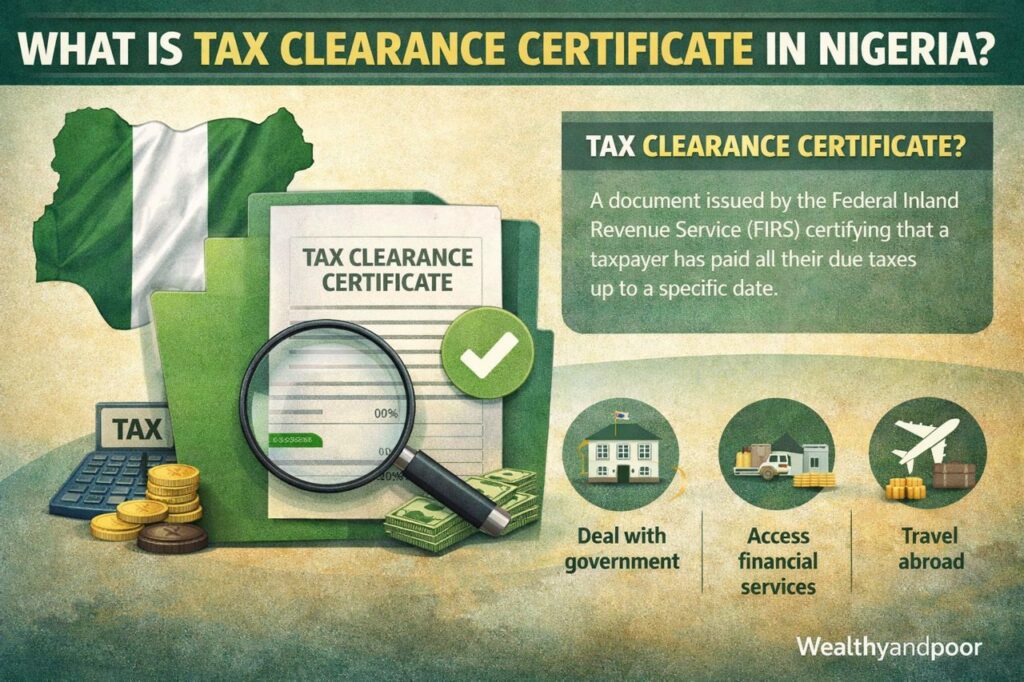What Is Tax Clearance Certificate in Nigeria? Photo