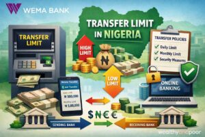 Wema Bank Transfer Limit in Nigeria Photo