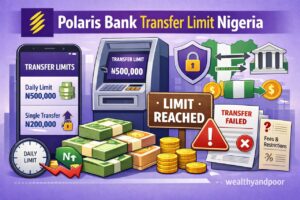 Polaris Bank Transfer Limit in Nigeria Photo
