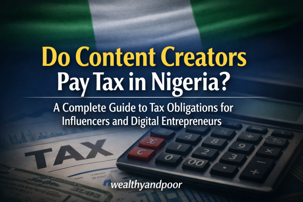 Do content Creators Pay Tax in Nigeria? Photo