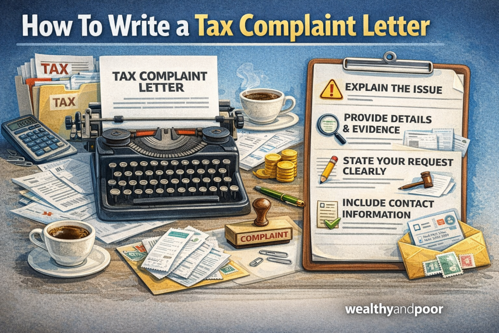 How to Write a Tax Complaint Letter Photo
