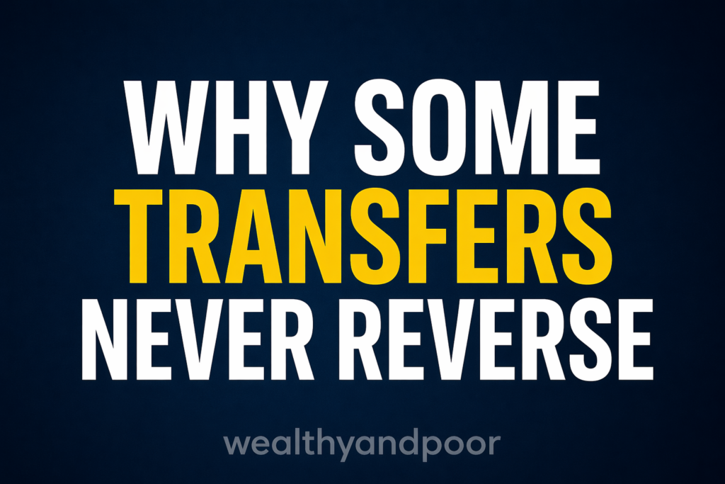 Why Some Transfers Never Reverse Photo