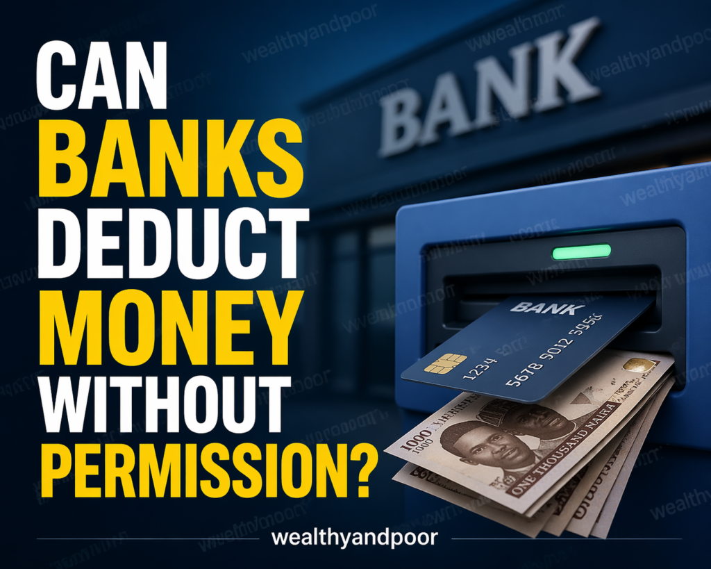 Can Banks  Deduct Money Workout Permission? Photo