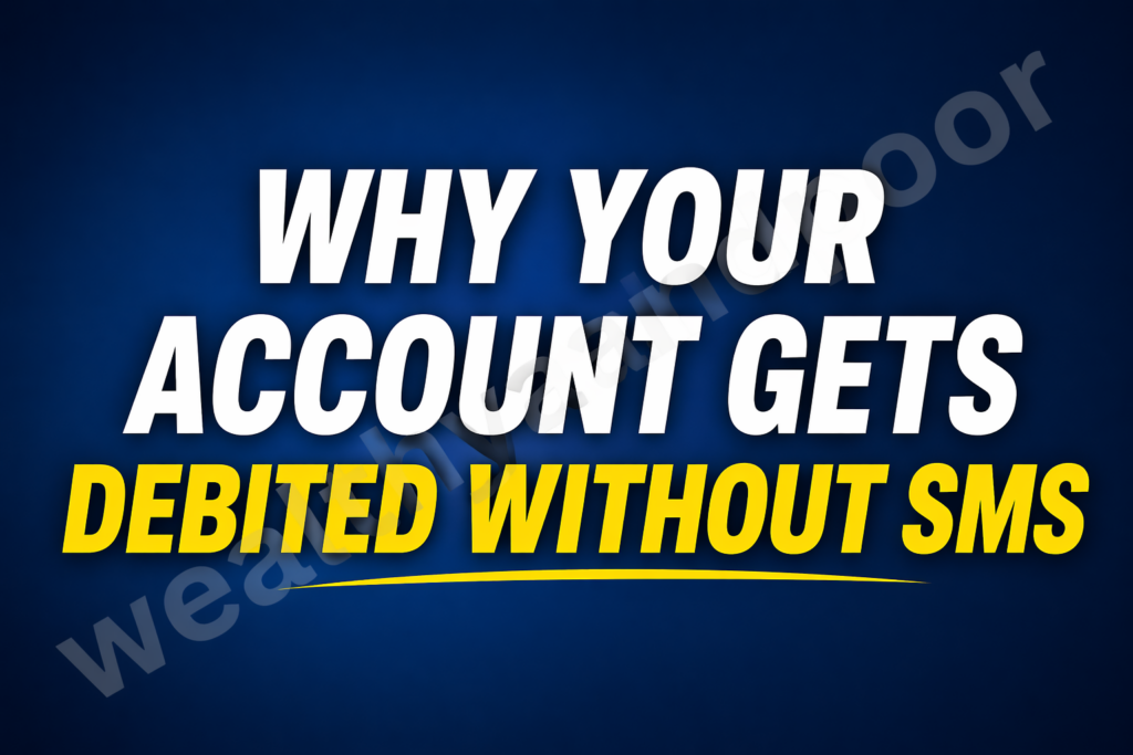 Why Your Account Gets Debited Without SMS Photo