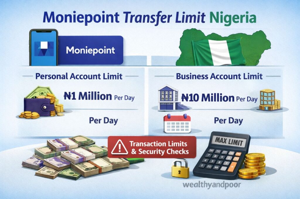 Moniepoint Transfer Limit in Nigeria Photo