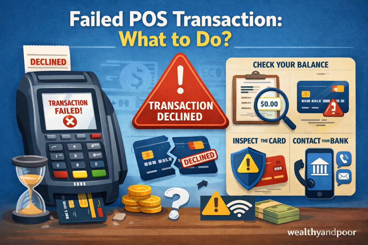 Failed POS Transaction: What to Do - Wealthyandpoor