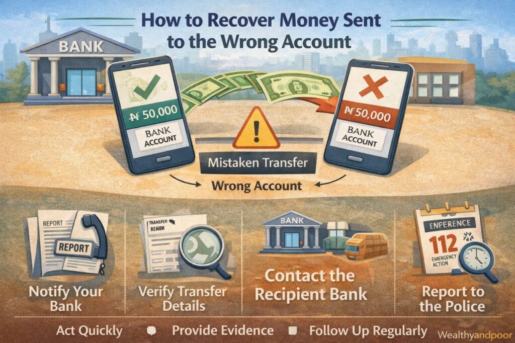 How to Recover Money Sent to the Wrong Account Photo