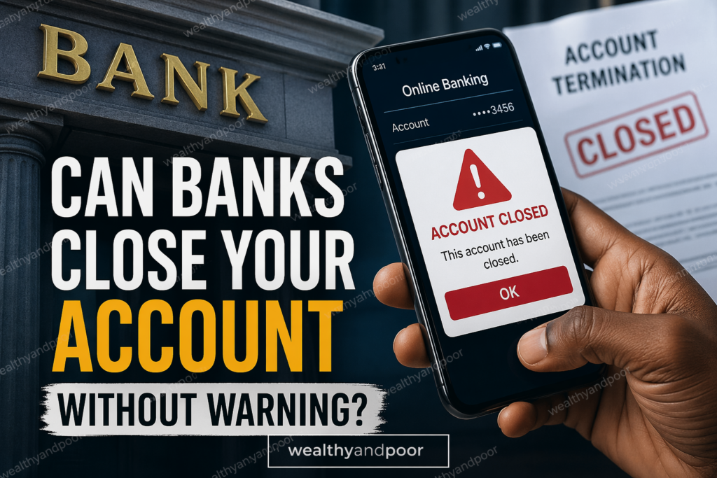 Can Banks Close Your Account Without Warning? Photo