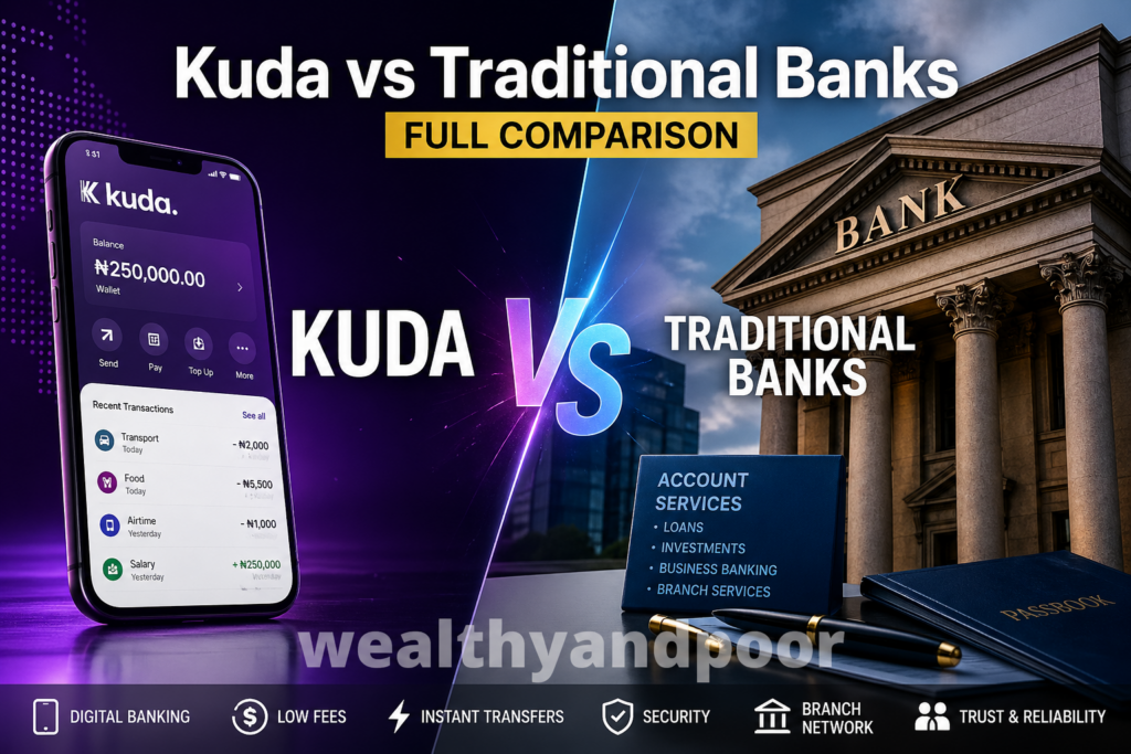 Kuda vs Traditional Banks | Full Comparison Photo