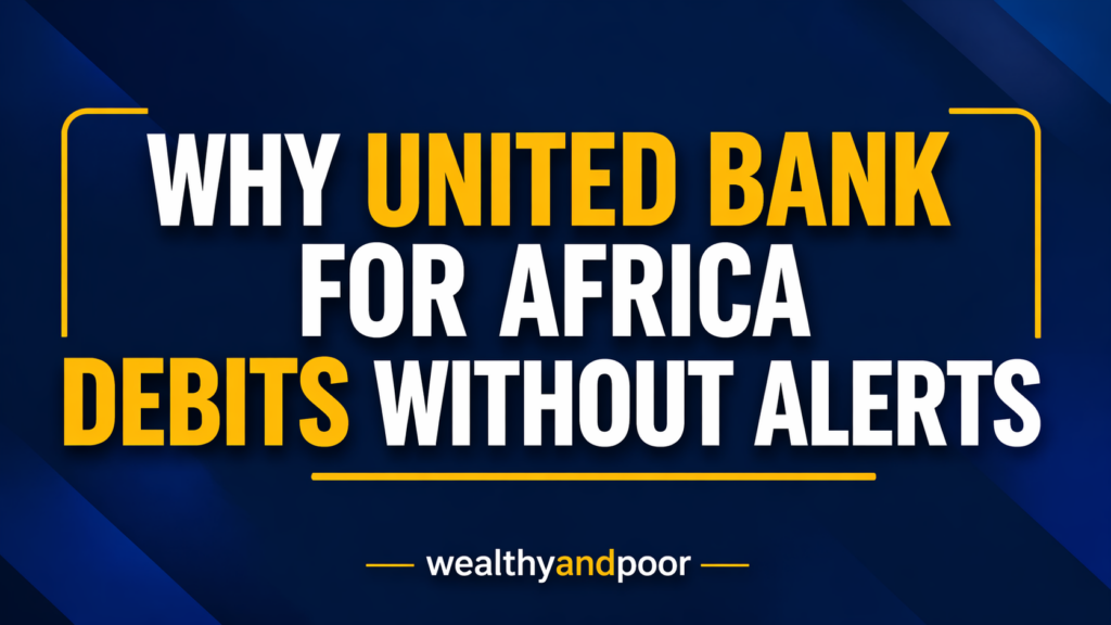 Why United Bank for Africa Debits Without Alerts Photo
