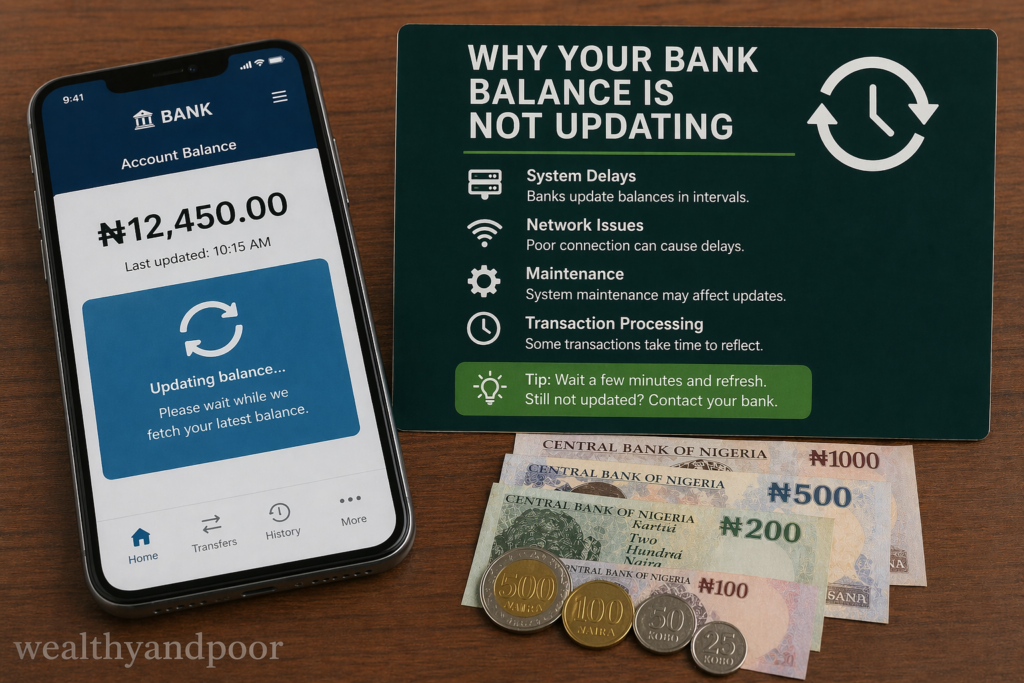 Why Your Bank Balance Is Not Updating Photo