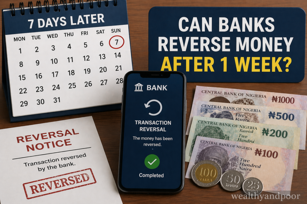 Can Banks Reverse Money After 1 Week? Photo