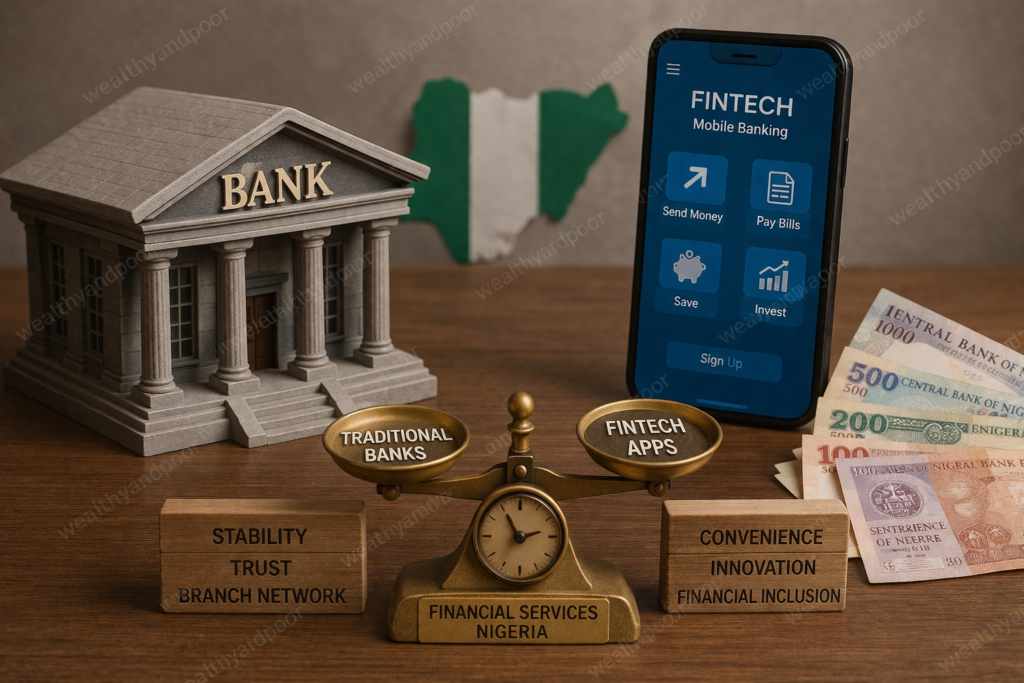 Bank vs Fintech Apps in Nigeria Photo