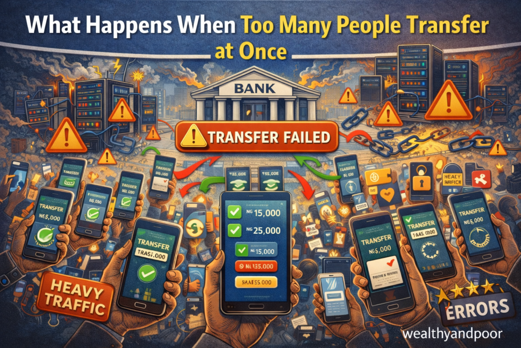 What Happens When Too Many People Transfer at Once Photo