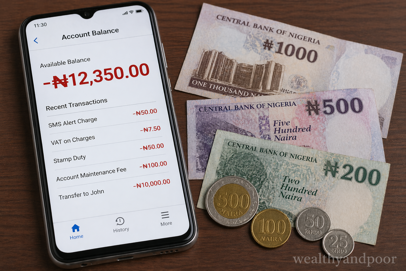 Why Your Account Shows Negative Balance - Wealthyandpoor