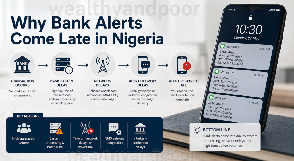 Why Bank Alerts Come Late in Nigeria Photo