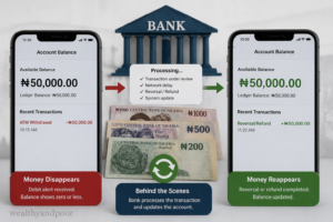 Why Money Disappears Then Reappears in Bank Account Photo