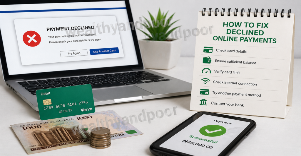 How to Fix Declined Online Payments Photo