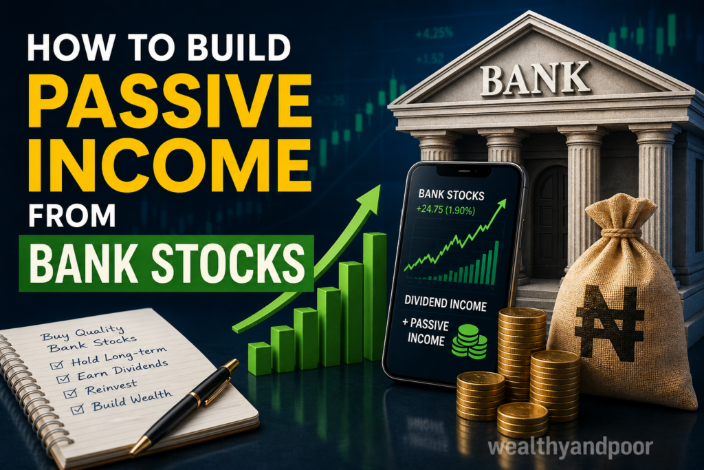 How to Build Passive Income From Bank Stocks Photo